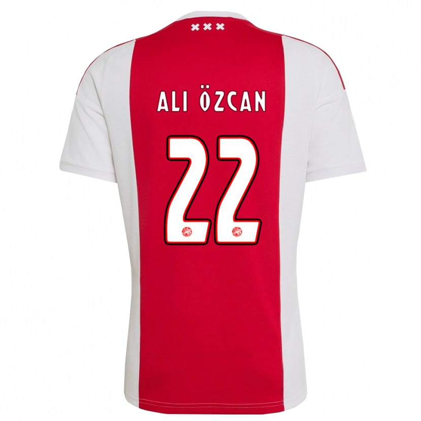 Danxen Męski Akın Ali Özcan #22 Czerwony Biały Żółty Domowa Koszulka 2026/27 Koszulki Klubowe