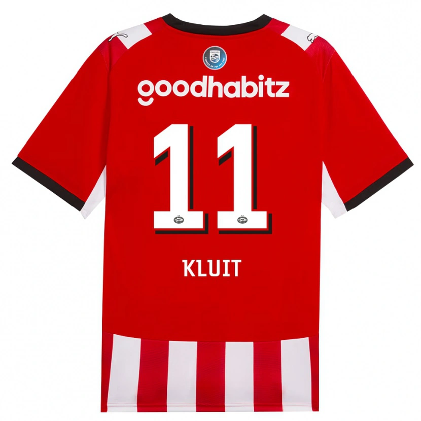 Danxen Męski Fabio Kluit #11 Czerwony Biały Czarny Domowa Koszulka 2026/27 Koszulki Klubowe