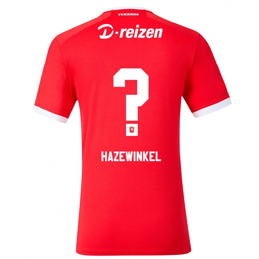 Danxen Męski Ruben Hazewinkel #0 Czerwony Biały Domowa Koszulka 2026/27 Koszulki Klubowe