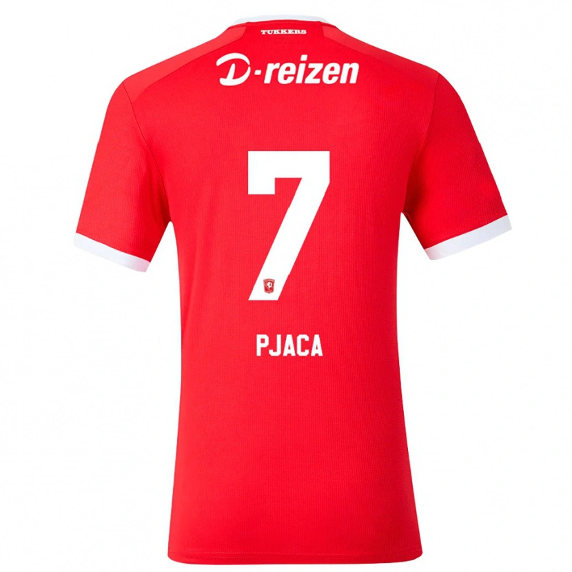 Danxen Męski Marko Pjaca #7 Czerwony Biały Domowa Koszulka 2026/27 Koszulki Klubowe