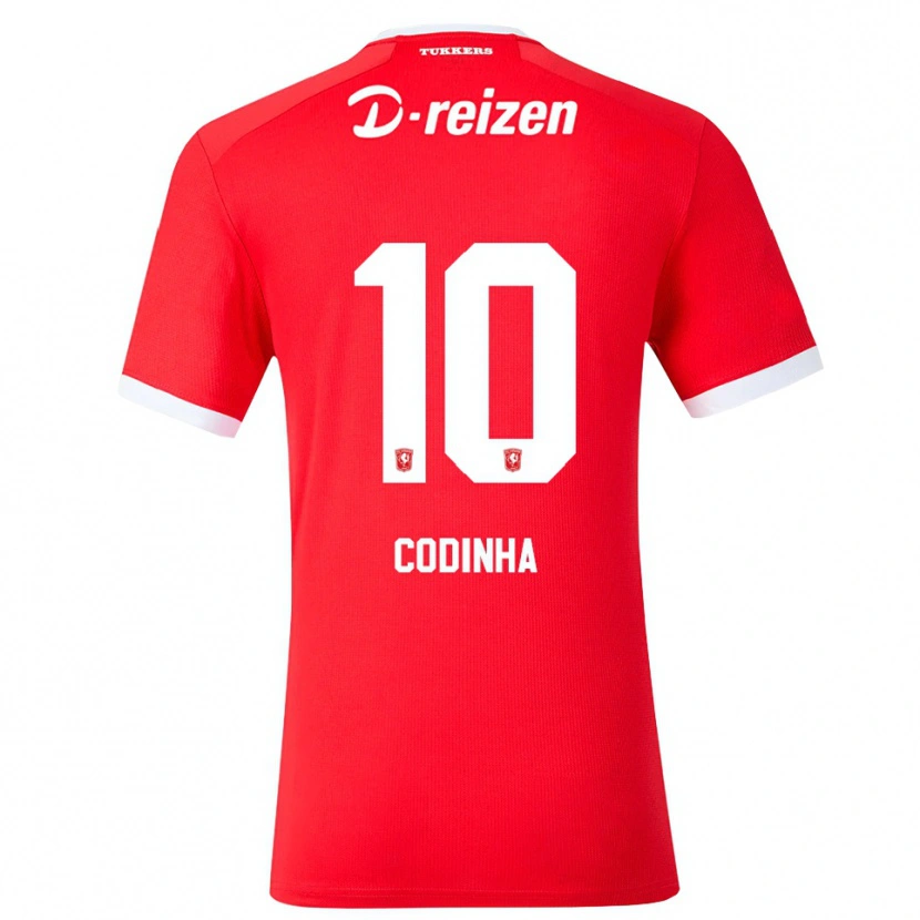Danxen Męski Tiago Codinha #10 Czerwony Biały Domowa Koszulka 2026/27 Koszulki Klubowe