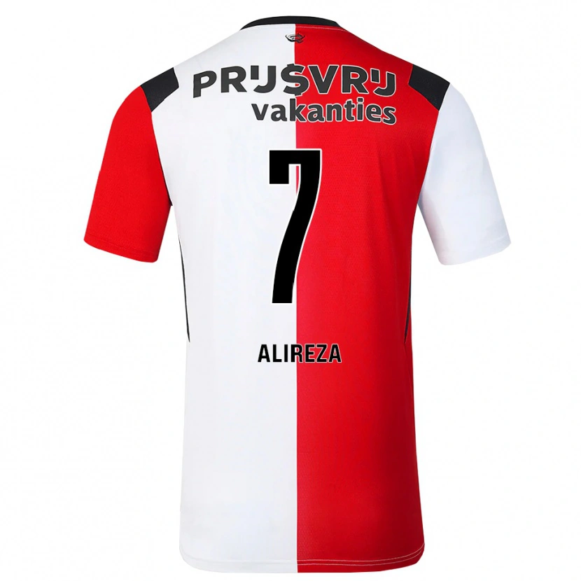 Danxen Męski Alireza Jahanbakhsh #7 Czerwony Biały Czarny Domowa Koszulka 2026/27 Koszulki Klubowe