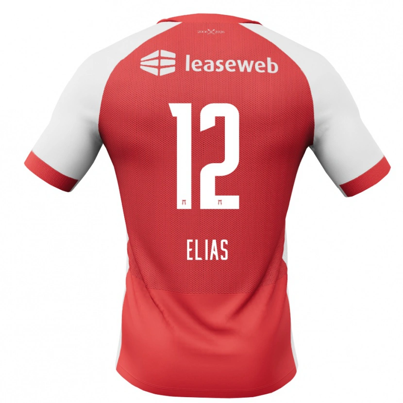 Danxen Męski Janoa Elias #12 Czerwony Biały Czarny Domowa Koszulka 2026/27 Koszulki Klubowe
