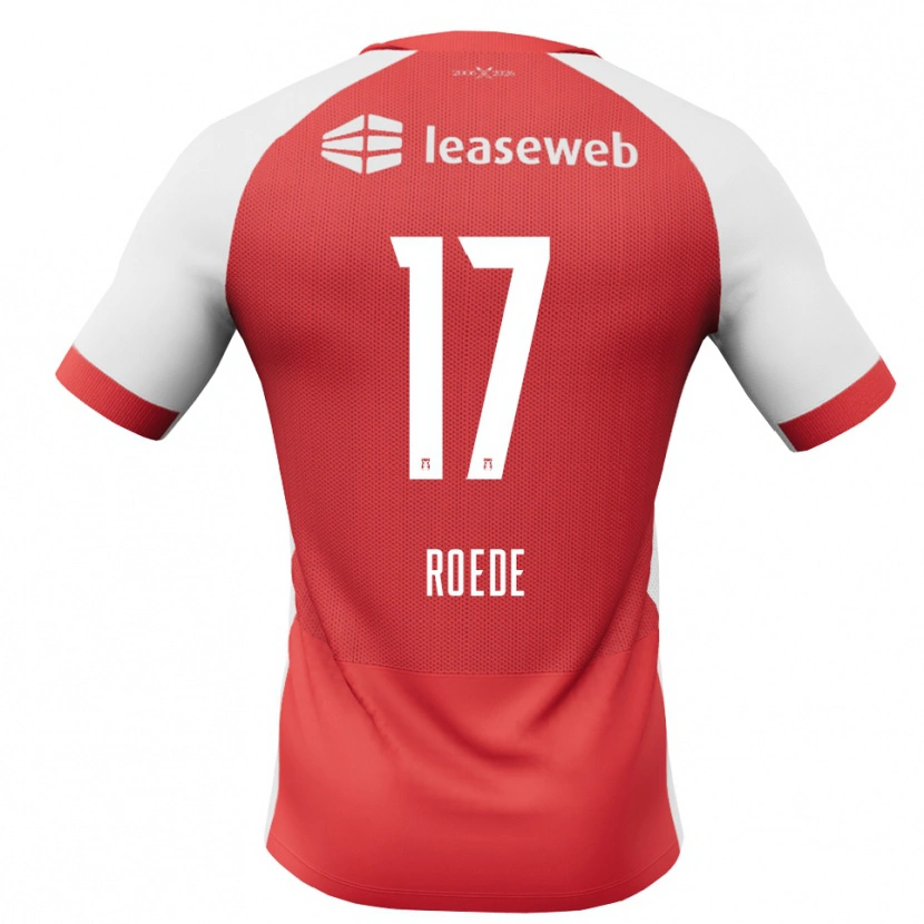Danxen Męski Melle Roede #17 Czerwony Biały Czarny Domowa Koszulka 2026/27 Koszulki Klubowe