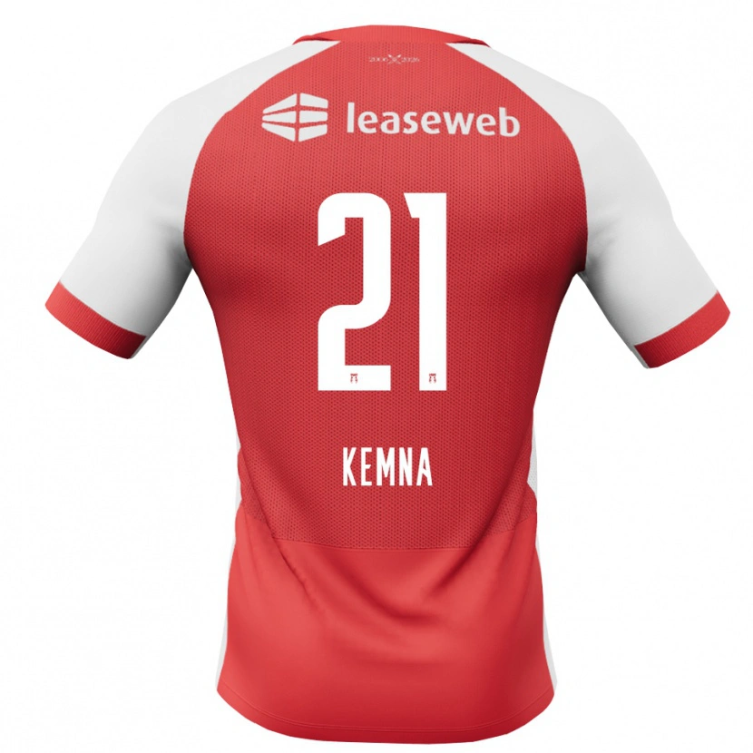 Danxen Męski Ties Kemna #21 Czerwony Biały Czarny Domowa Koszulka 2026/27 Koszulki Klubowe