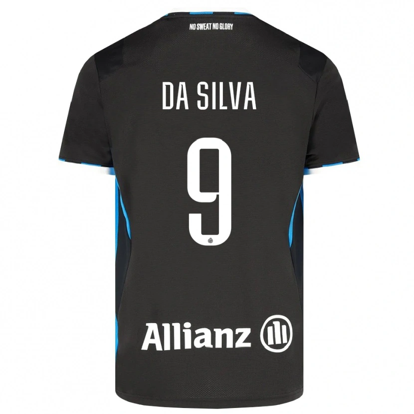 Danxen Męski Jessi Da Silva #9 Czarny Czerwony Niebieski Domowa Koszulka 2026/27 Koszulki Klubowe