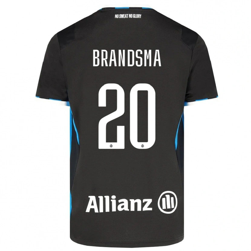 Danxen Męski Ilke Brandsma #20 Czarny Czerwony Niebieski Domowa Koszulka 2026/27 Koszulki Klubowe