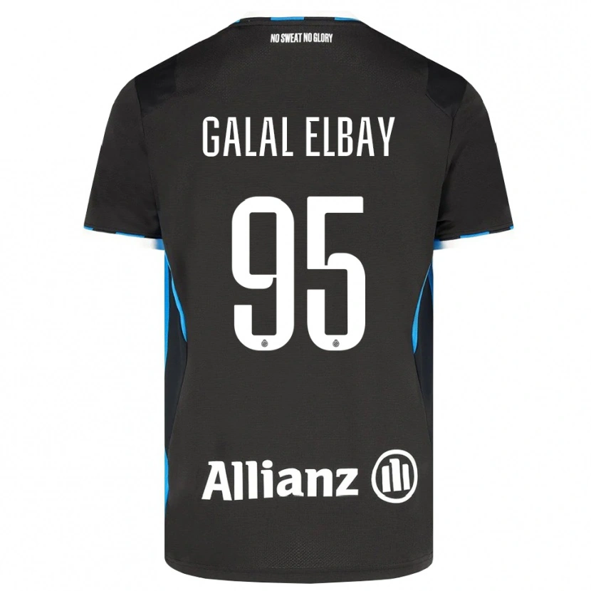 Danxen Męski Mohamed Galal Elbay #95 Czarny Czerwony Niebieski Domowa Koszulka 2026/27 Koszulki Klubowe