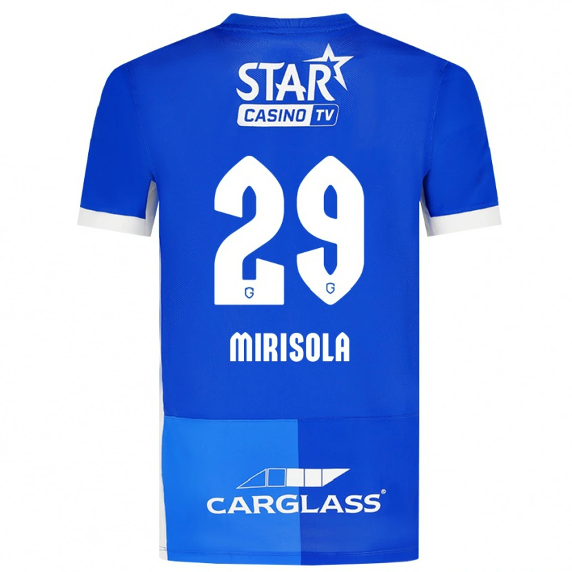 Danxen Męski Robin Mirisola #29 Średni Niebieski Królewski Niebieski Biały Domowa Koszulka 2026/27 Koszulki Klubowe