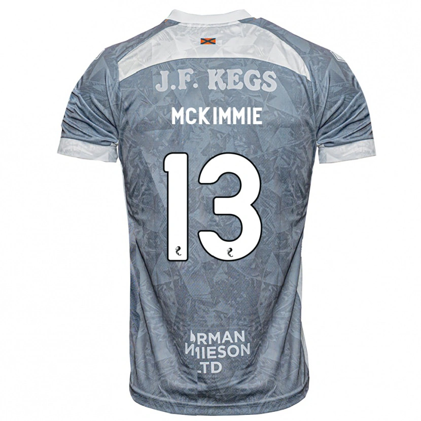 Danxen Męski Aiden Mckimmie #13 Jasny Szary Łupek Wyjazdowa Koszulka 2026/27 Koszulki Klubowe