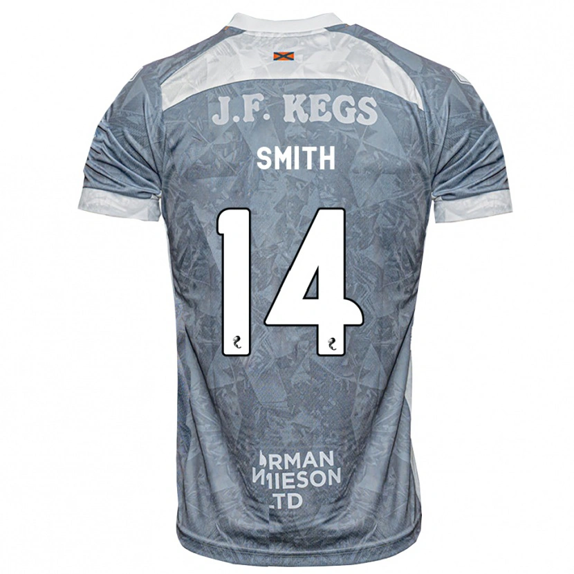 Danxen Męski Ellis Smith #14 Jasny Szary Łupek Wyjazdowa Koszulka 2026/27 Koszulki Klubowe