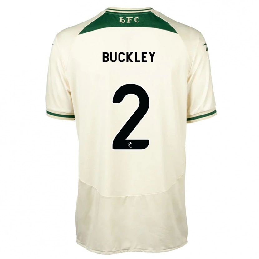 Danxen Męski Adam Buckley #2 Biały Las Zielony Wyjazdowa Koszulka 2026/27 Koszulki Klubowe
