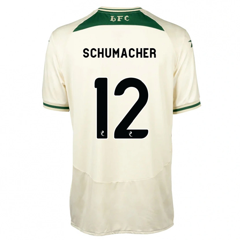 Danxen Męski Noa Schumacher #12 Biały Las Zielony Wyjazdowa Koszulka 2026/27 Koszulki Klubowe