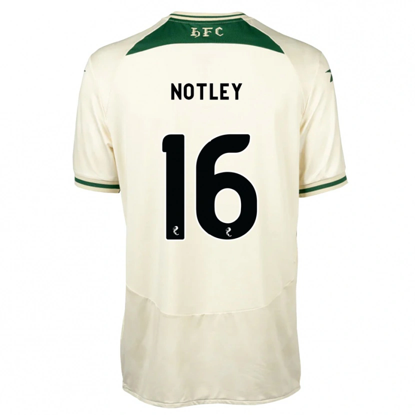 Danxen Męski Ellis Notley #16 Biały Las Zielony Wyjazdowa Koszulka 2026/27 Koszulki Klubowe