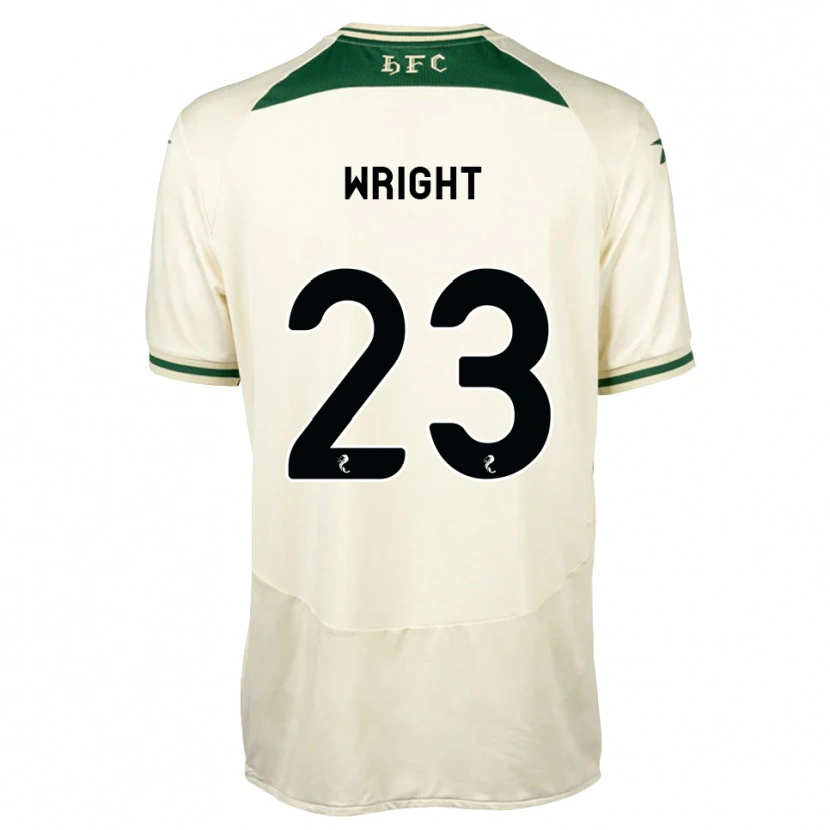 Danxen Męski Callum Wright #23 Biały Las Zielony Wyjazdowa Koszulka 2026/27 Koszulki Klubowe