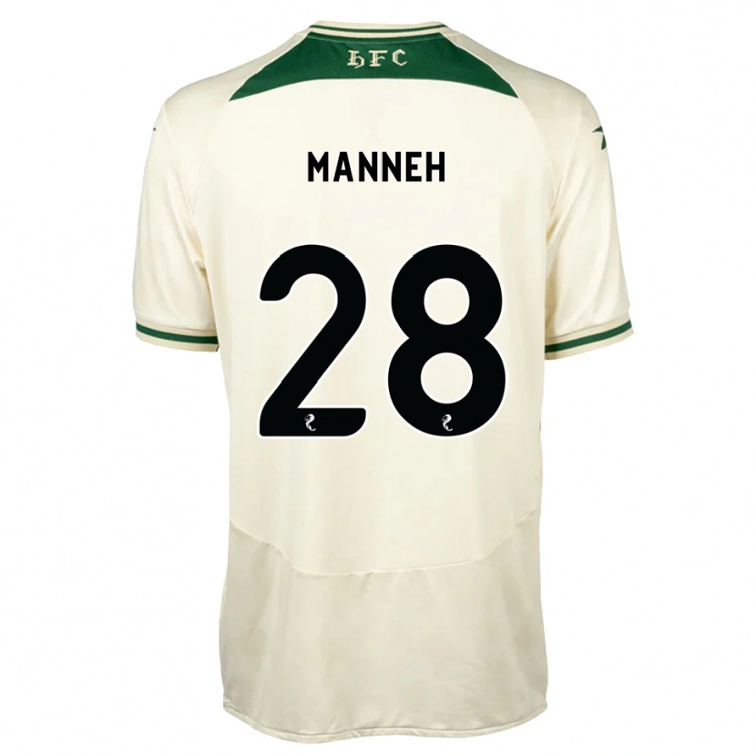 Danxen Męski Alasana Manneh #28 Biały Las Zielony Wyjazdowa Koszulka 2026/27 Koszulki Klubowe