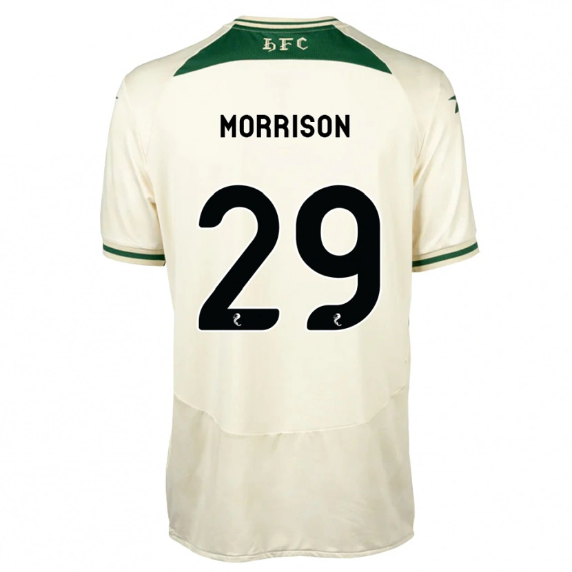 Danxen Męski Kirsty Morrison #29 Biały Las Zielony Wyjazdowa Koszulka 2026/27 Koszulki Klubowe