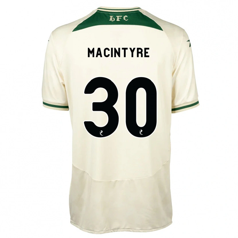 Danxen Męski Jacob Macintyre #30 Biały Las Zielony Wyjazdowa Koszulka 2026/27 Koszulki Klubowe