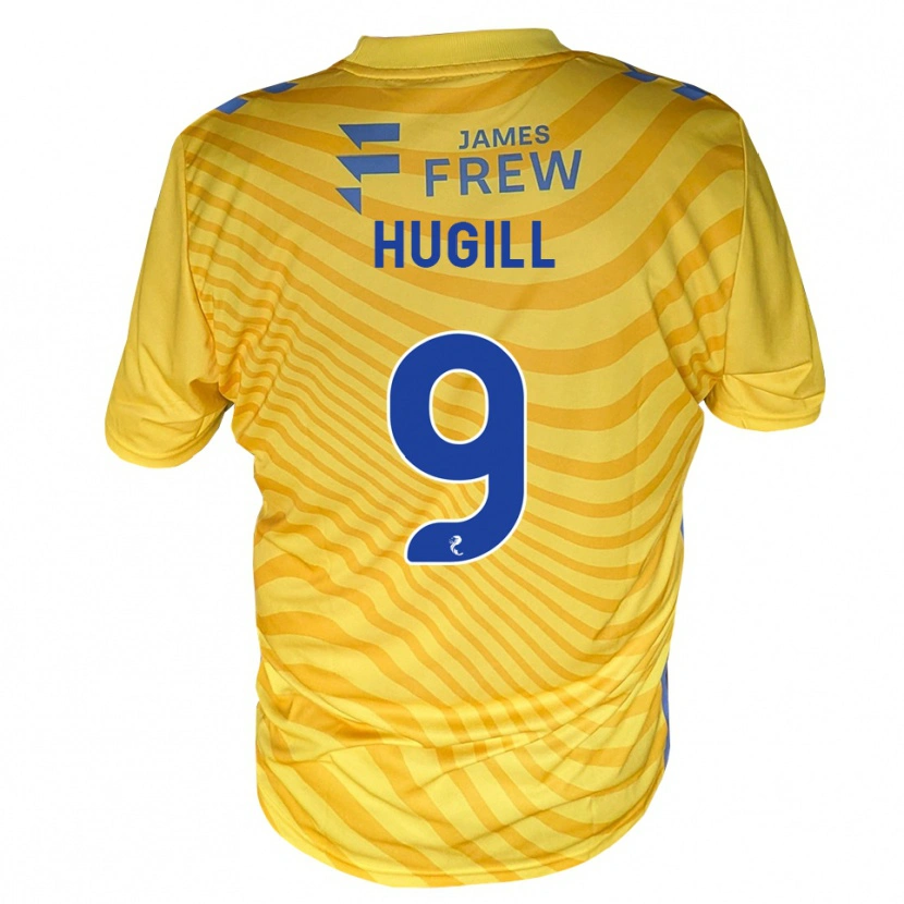 Danxen Męski Joe Hugill #9 Królewski Niebieski Żółty Wyjazdowa Koszulka 2026/27 Koszulki Klubowe