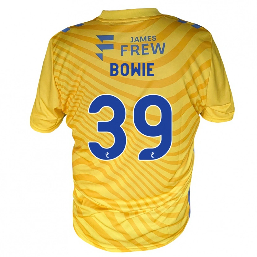 Danxen Męski Euan Bowie #39 Królewski Niebieski Żółty Wyjazdowa Koszulka 2026/27 Koszulki Klubowe