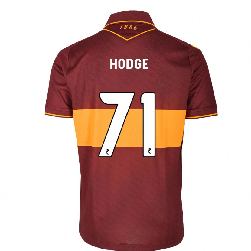 Danxen Męski Joe Hodge #71 Pomarańczowy Bordowy Wyjazdowa Koszulka 2026/27 Koszulki Klubowe