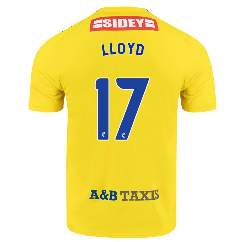 Danxen Męski Louis Lloyd #17 Żółty Niebieski Czarny Wyjazdowa Koszulka 2026/27 Koszulki Klubowe