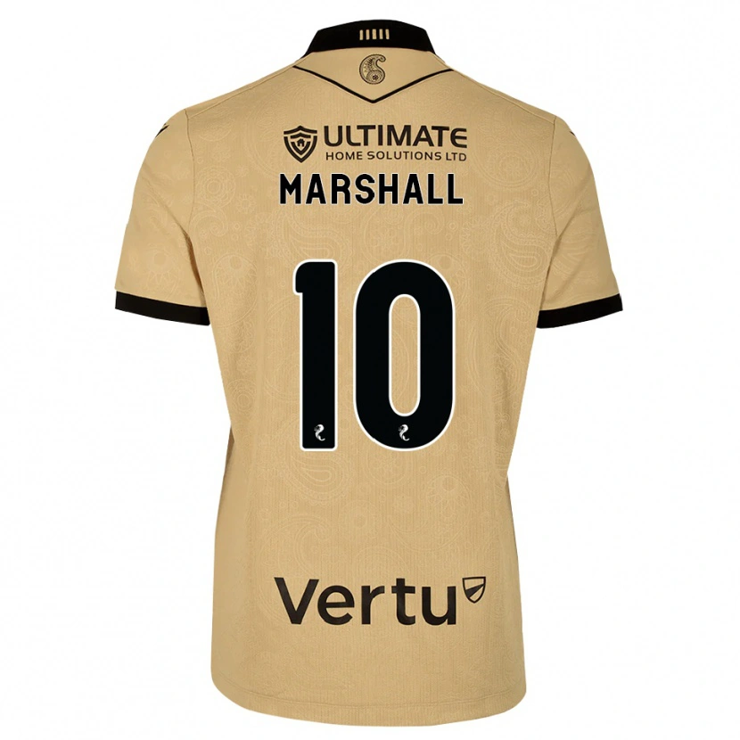 Danxen Męski Lewis Marshall #10 Drewniany Czarny Wyjazdowa Koszulka 2026/27 Koszulki Klubowe