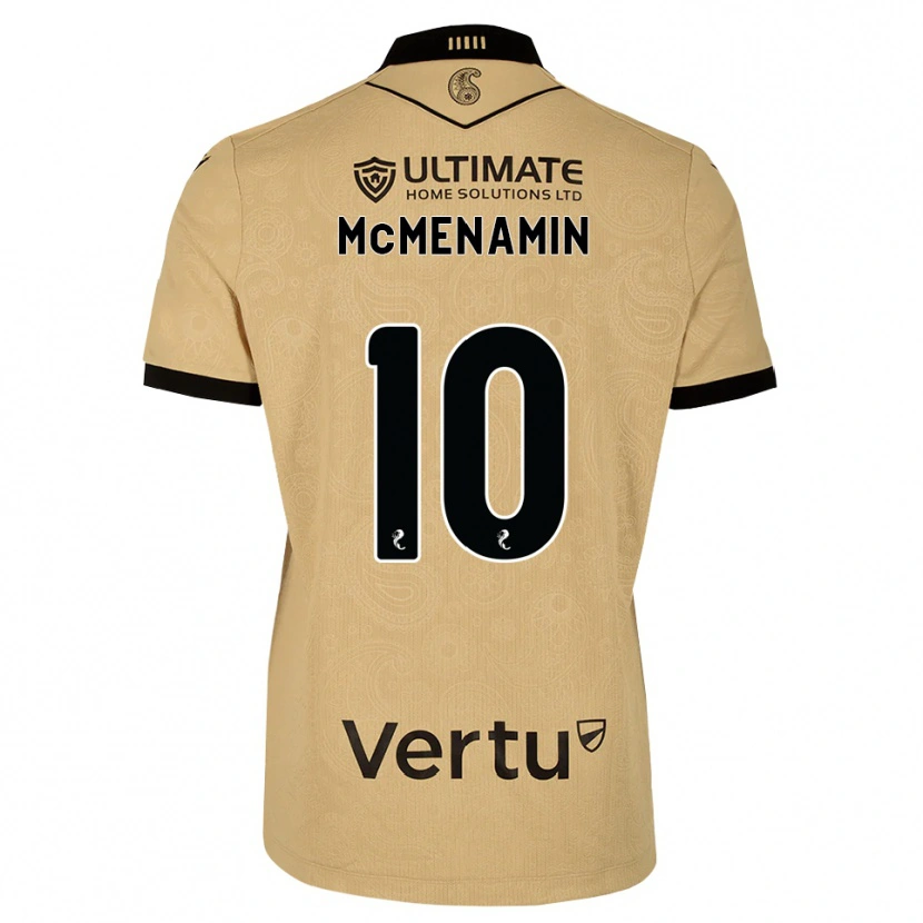 Danxen Męski Conor Mcmenamin #10 Drewniany Czarny Wyjazdowa Koszulka 2026/27 Koszulki Klubowe
