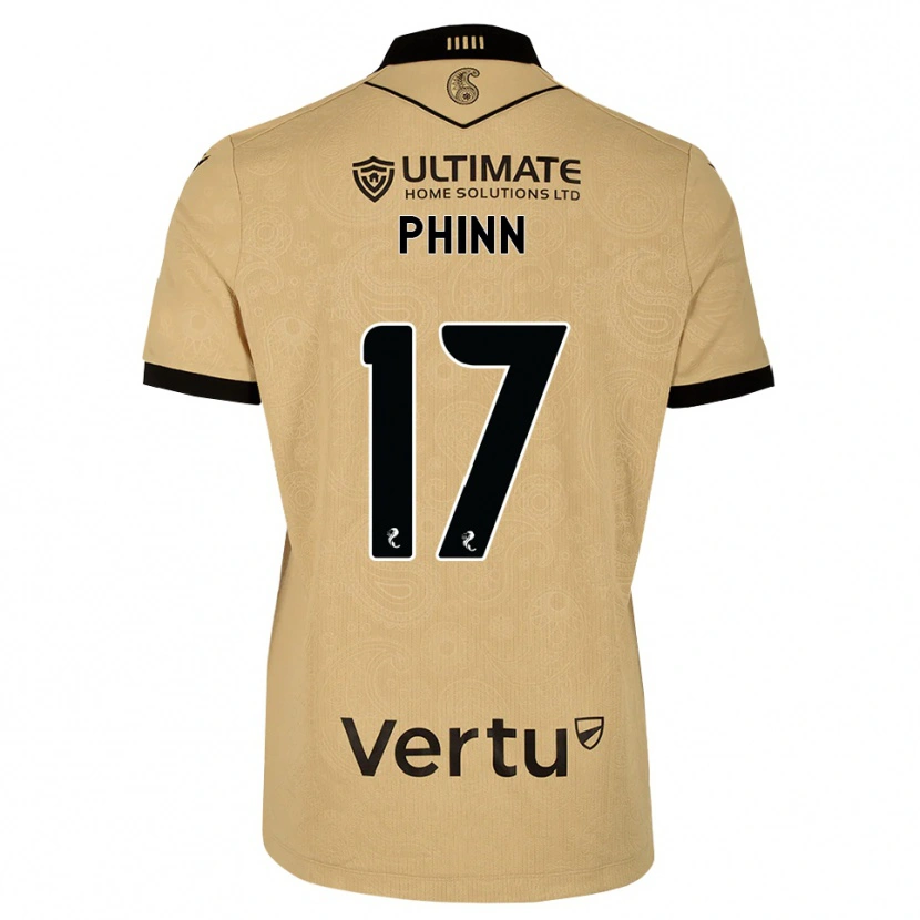 Danxen Męski Shaun Phinn #17 Drewniany Czarny Wyjazdowa Koszulka 2026/27 Koszulki Klubowe