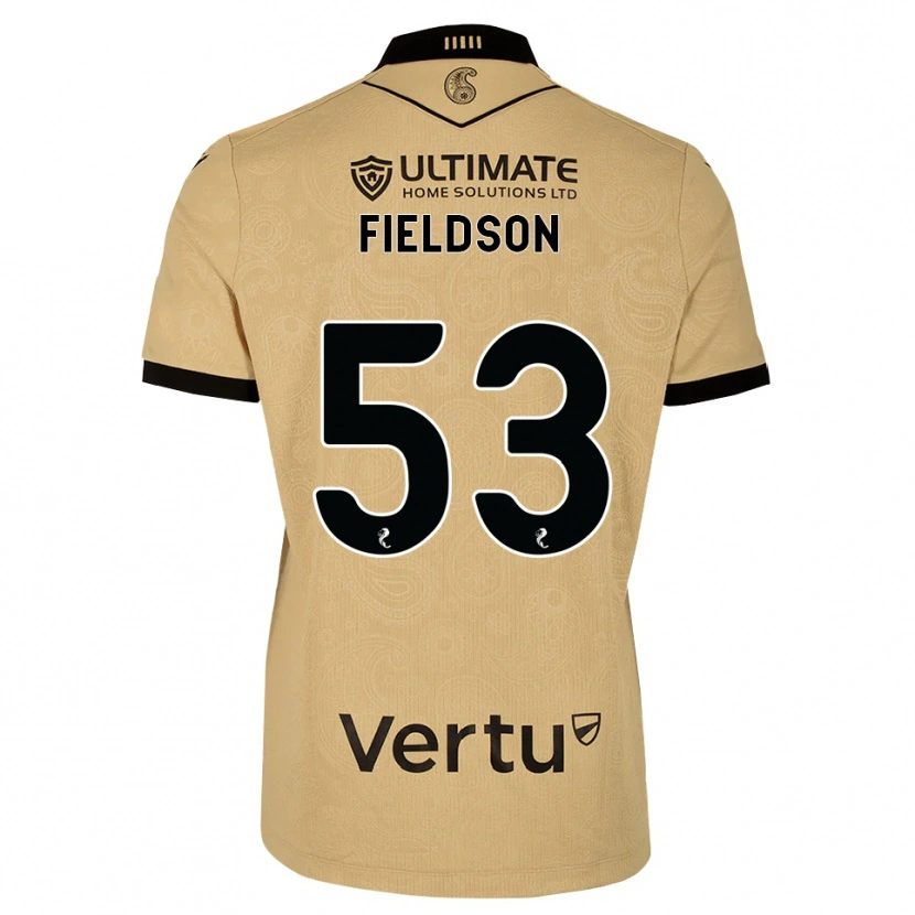 Danxen Męski Henry Fieldson #53 Drewniany Czarny Wyjazdowa Koszulka 2026/27 Koszulki Klubowe