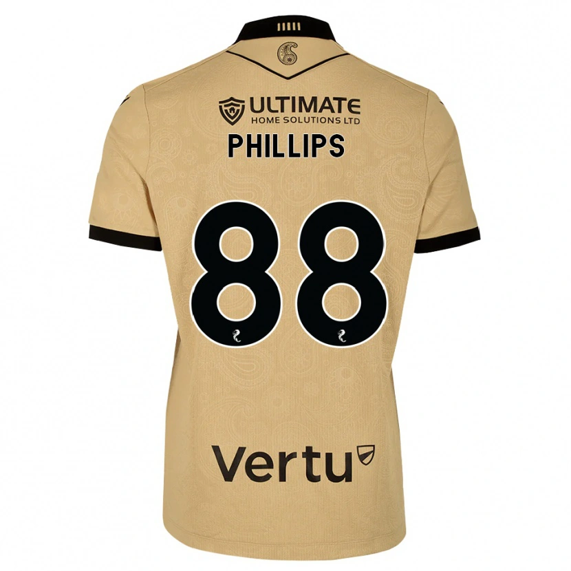 Danxen Męski Killian Phillips #88 Drewniany Czarny Wyjazdowa Koszulka 2026/27 Koszulki Klubowe