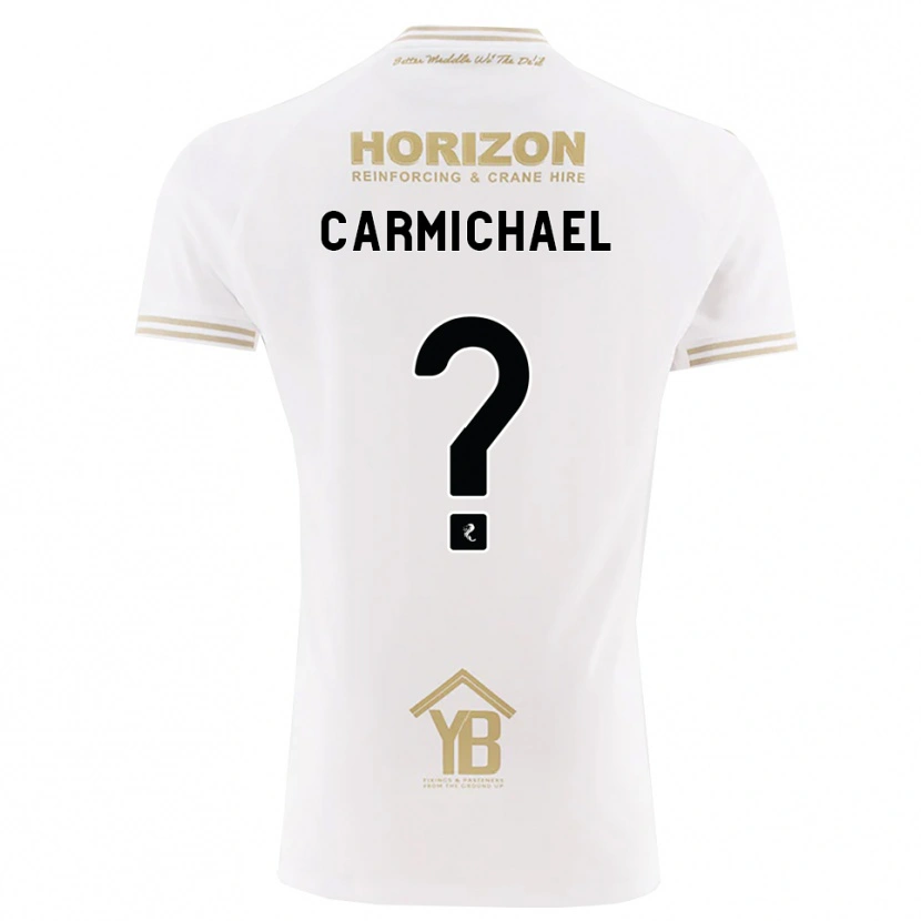 Danxen Męski Liam Carmichael #0 Pszeniczny Biały Wyjazdowa Koszulka 2026/27 Koszulki Klubowe