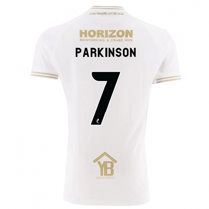 Danxen Męski Ben Parkinson #7 Pszeniczny Biały Wyjazdowa Koszulka 2026/27 Koszulki Klubowe