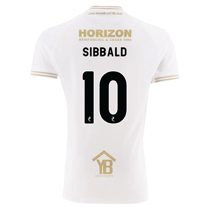 Danxen Męski Craig Sibbald #10 Pszeniczny Biały Wyjazdowa Koszulka 2026/27 Koszulki Klubowe