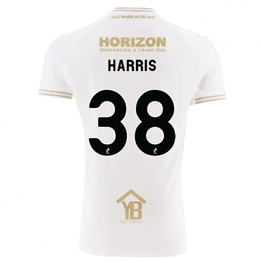 Danxen Męski Leo Harris #38 Pszeniczny Biały Wyjazdowa Koszulka 2026/27 Koszulki Klubowe