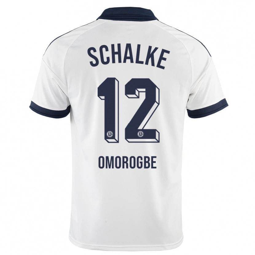 Danxen Męski Michael Omorogbe #12 Czarny Biały Wyjazdowa Koszulka 2026/27 Koszulki Klubowe