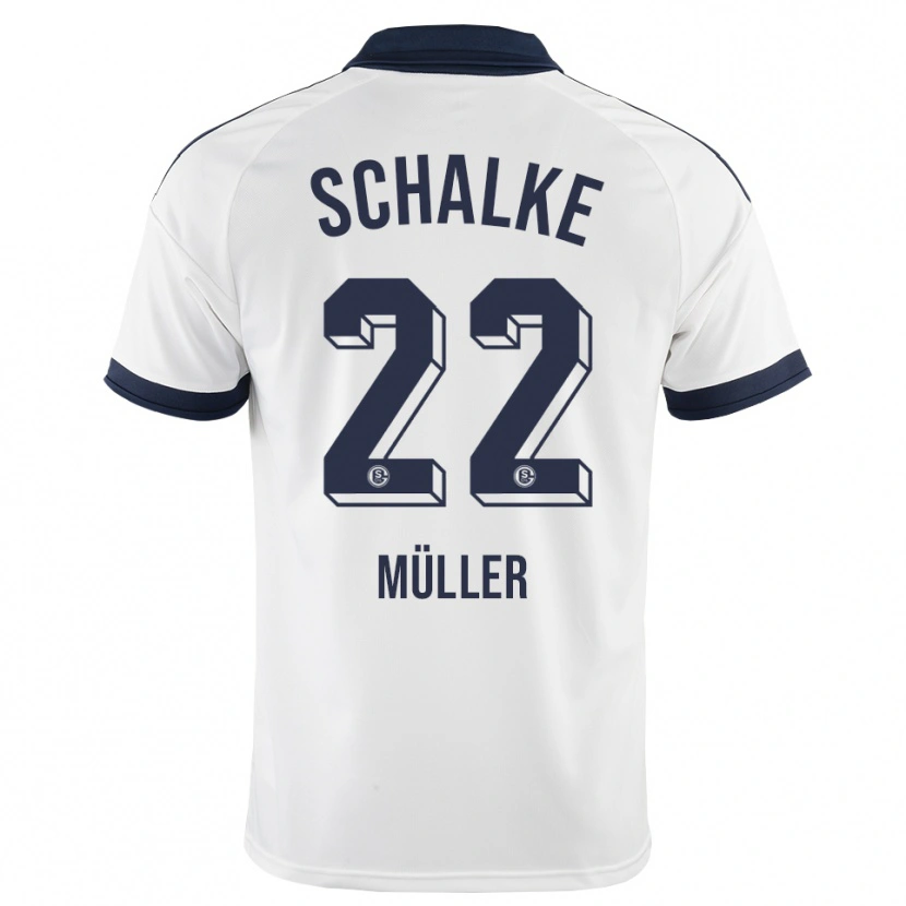 Danxen Męski Kevin Müller #22 Czarny Biały Wyjazdowa Koszulka 2026/27 Koszulki Klubowe