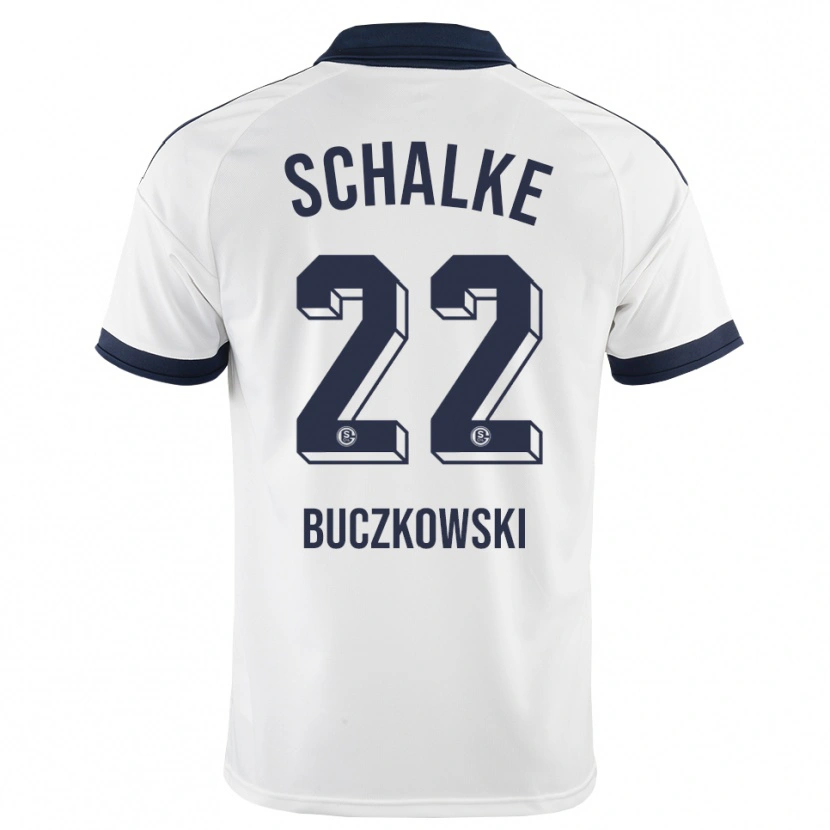 Danxen Męski Philip Buczkowski #22 Czarny Biały Wyjazdowa Koszulka 2026/27 Koszulki Klubowe