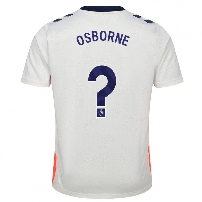 Danxen Męski Lucas Osborne #0 Biały Pomarańczowy Niebieski Królewski Wyjazdowa Koszulka 2026/27 Koszulki Klubowe