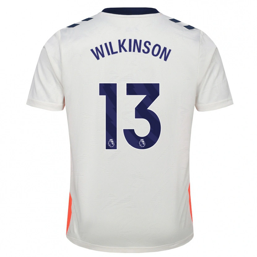 Danxen Męski Mitchell Wilkinson #13 Biały Pomarańczowy Niebieski Królewski Wyjazdowa Koszulka 2026/27 Koszulki Klubowe