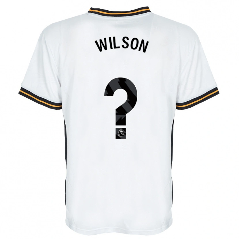 Danxen Męski George Wilson #0 Biały Pomarańczowy Czarny Wyjazdowa Koszulka 2026/27 Koszulki Klubowe