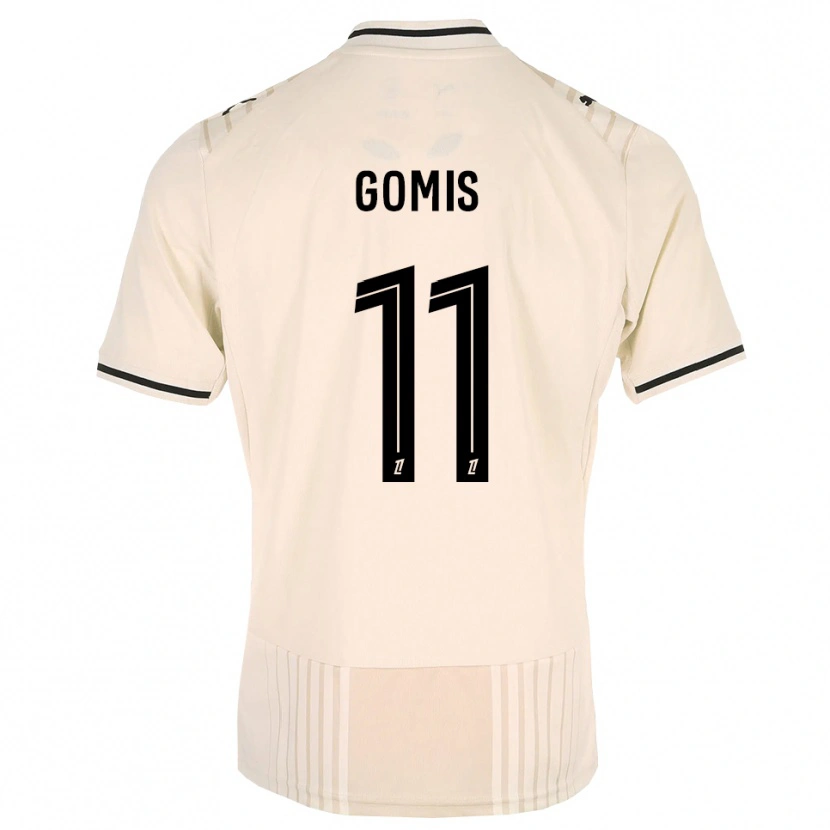 Danxen Męski Iron Gomis #11 Stara Koronka Czarny Antyczny Biały Wyjazdowa Koszulka 2026/27 Koszulki Klubowe