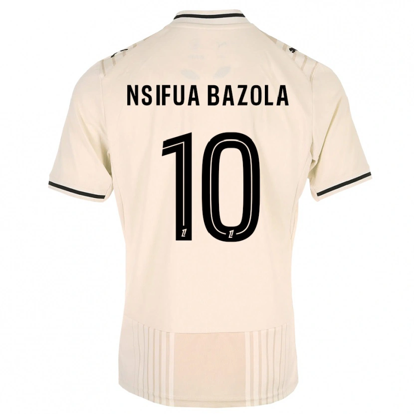 Danxen Męski Preston Nsifua Bazola #10 Stara Koronka Czarny Antyczny Biały Wyjazdowa Koszulka 2026/27 Koszulki Klubowe