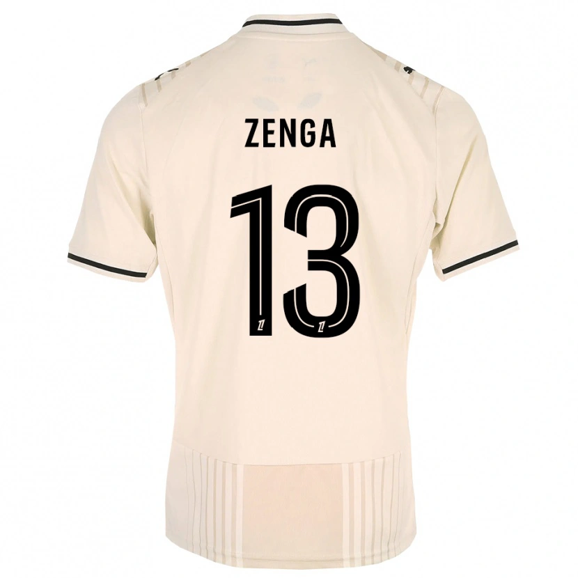 Danxen Męski Preston Zenga #13 Stara Koronka Czarny Antyczny Biały Wyjazdowa Koszulka 2026/27 Koszulki Klubowe