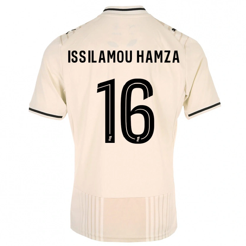 Danxen Męski Fayyad Issilamou Hamza #16 Stara Koronka Czarny Antyczny Biały Wyjazdowa Koszulka 2026/27 Koszulki Klubowe