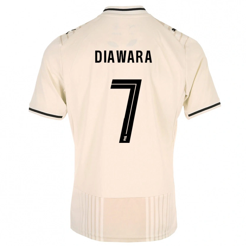 Danxen Męski Kandet Diawara #7 Stara Koronka Czarny Antyczny Biały Wyjazdowa Koszulka 2026/27 Koszulki Klubowe