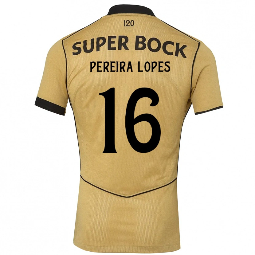 Danxen Męski Daniel Pereira Lopes #16 Goldenrod Czarny Wyjazdowa Koszulka 2026/27 Koszulki Klubowe