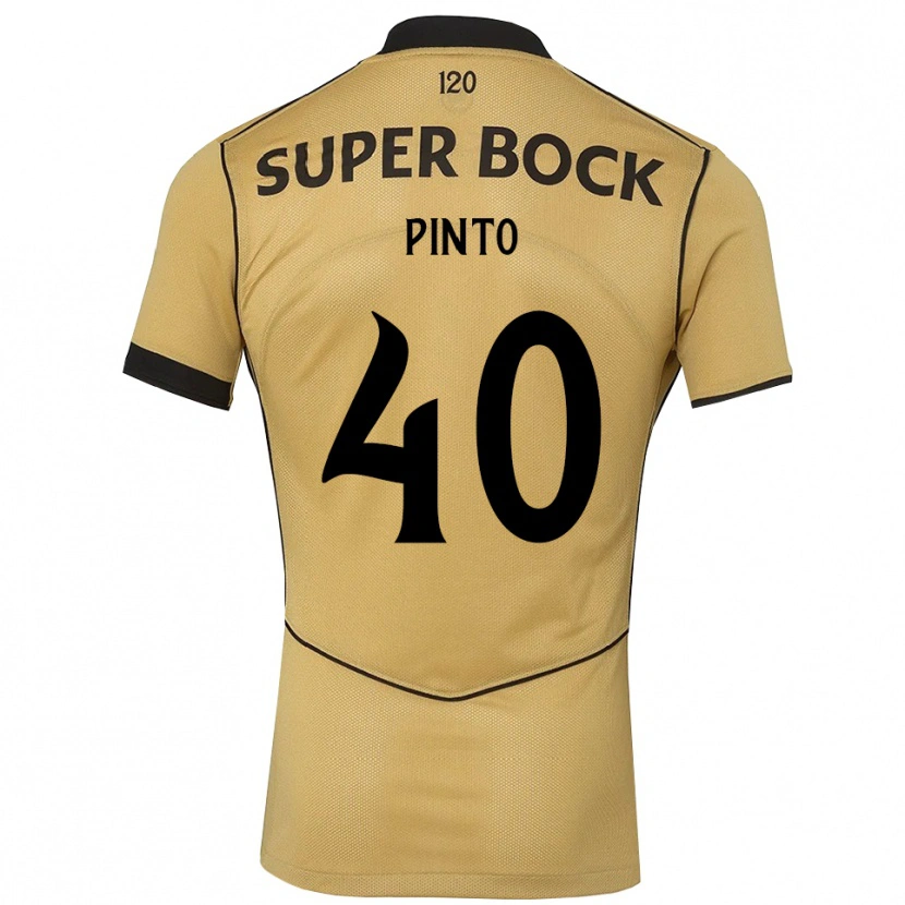 Danxen Męski Rita Pinto De Almeida #40 Goldenrod Czarny Wyjazdowa Koszulka 2026/27 Koszulki Klubowe