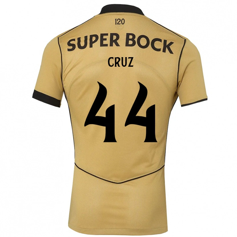 Danxen Męski Marco Cruz #44 Goldenrod Czarny Wyjazdowa Koszulka 2026/27 Koszulki Klubowe