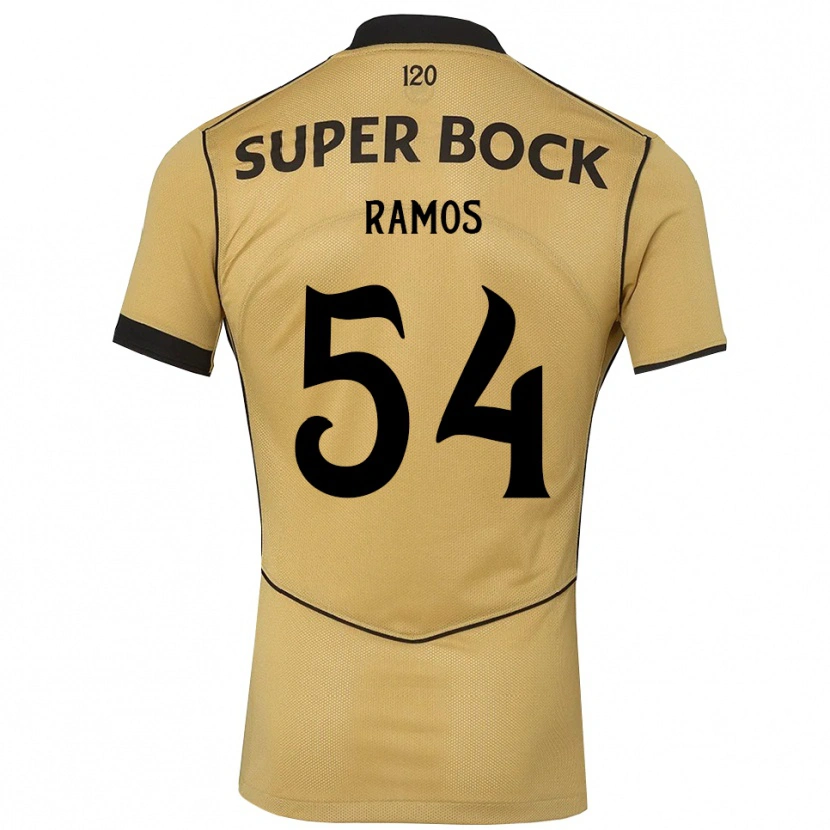 Danxen Męski Bruno Ramos #54 Goldenrod Czarny Wyjazdowa Koszulka 2026/27 Koszulki Klubowe